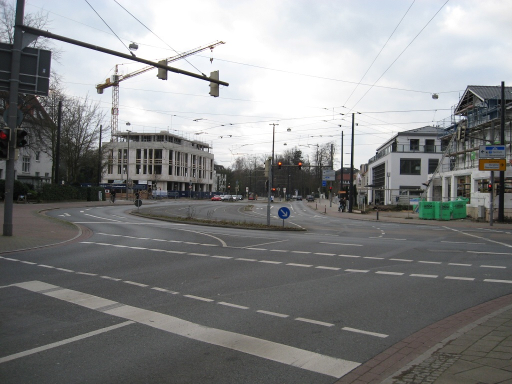 Panoramio-Archiv : Kreuzung Horner/Schwachhauser Heerstrae/Marcusalle - Schwachhausen, Bremen - 02.2008